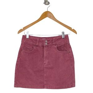 PacSun Corduroy Mini Skirt Pink Size 26